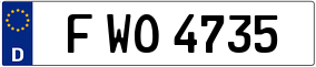 Truck License Plate